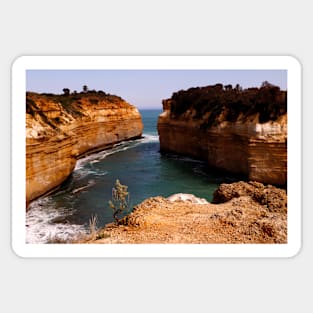 Coastal Rock Formation Sticker